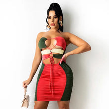 Load image into Gallery viewer, Sleeveless Backless Hollow Up Ruched Bodycon Dress