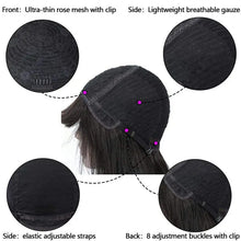 Load image into Gallery viewer, 100% Brazilian Human Hair Wig With Bangs