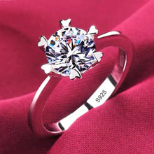 Load image into Gallery viewer, 2.0ct Round Cut Zirconia 18K White Gold Diamond Solitaire