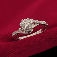 Load image into Gallery viewer, 2.0ct Round Cut Zirconia 18K White Gold Diamond Solitaire