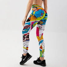 Load image into Gallery viewer, 3D Printed Push Up Cartoon Comic Leggings - pants