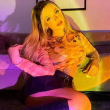 Load image into Gallery viewer, 90’s Aesthetic Multi-Color Crop Top