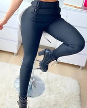 Load image into Gallery viewer, Casual High Waist Skinny Trousers Pants