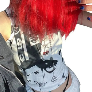E-girl Harajuku 90s Vintage Tank Top