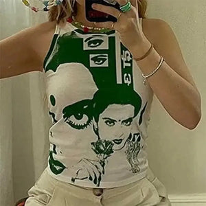 E-girl Harajuku 90s Vintage Tank Top