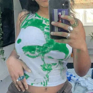 E-girl Harajuku 90s Vintage Tank Top