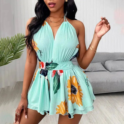 Elegant Backless Formal Party Romper