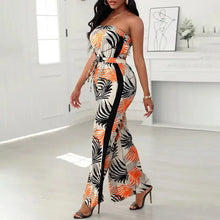 Load image into Gallery viewer, Elegant Sleeveless Formal Drawstring Wide Leg Jumpsuit