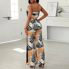Load image into Gallery viewer, Elegant Sleeveless Formal Drawstring Wide Leg Jumpsuit
