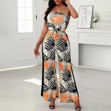Load image into Gallery viewer, Elegant Sleeveless Formal Drawstring Wide Leg Jumpsuit