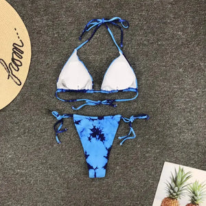 Halter String Bandage Bathing Suit