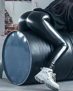 High Waist PU Pants Leather Leggings