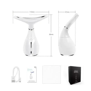 LED Photon Therapy Neck and Face Lifting Massager