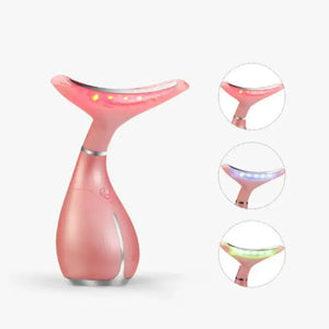 LED Photon Therapy Neck and Face Lifting Massager