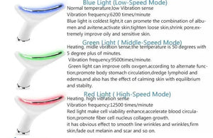 LED Photon Therapy Neck and Face Lifting Massager