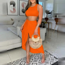Load image into Gallery viewer, Off Shoulder Ruched Slit Casual Tube Dress