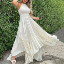 Load image into Gallery viewer, Plain Sleeveless Ruched Maxi Dress