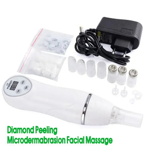 Portable Digital Microdermabrasion Diamond Massage Skin Peeling Device