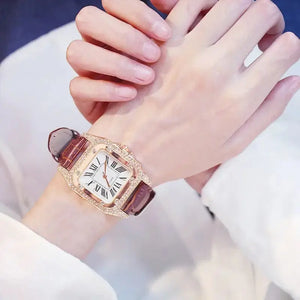 Starry Square Dial Bracelet & Watch Set
