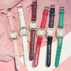 Starry Square Dial Bracelet & Watch Set