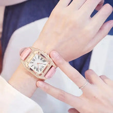 Load image into Gallery viewer, Starry Square Dial Bracelet &amp; Watch Set