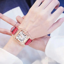 Load image into Gallery viewer, Starry Square Dial Bracelet &amp; Watch Set