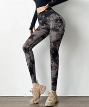 Load image into Gallery viewer, Tie Dye High Waisted Seamless Leggings
