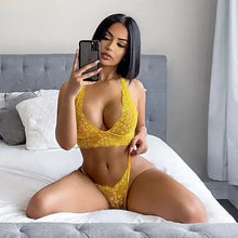 Load image into Gallery viewer, Transparent Wireless Bra &amp; Panty Lingerie Set