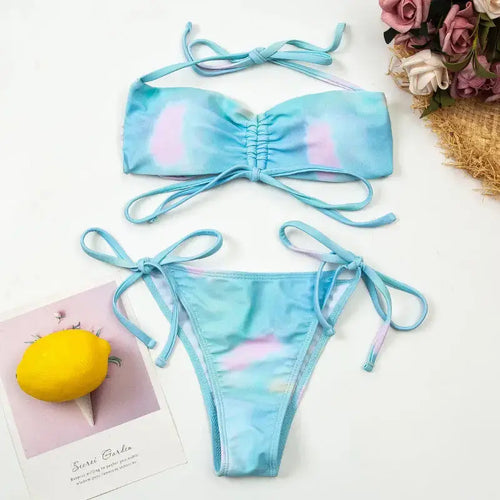 Triangle Split Bikini Set