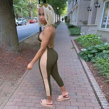 Load image into Gallery viewer, V-Neck Bandage Camisole Sleeveless Jumpsuit