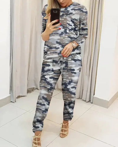 Women’S Tie Dye T-Shirt & Pants Suit
