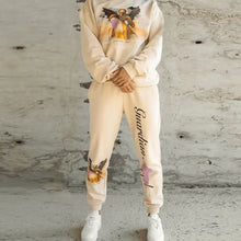 Load image into Gallery viewer, Aesthetic Long Sleeve Print Top &amp; Elastic Waist Streetwear