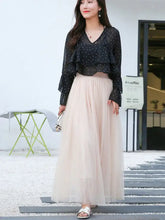 Load image into Gallery viewer, Aesthetic Tulle High Waist Skirt - Skirts