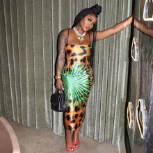 Load image into Gallery viewer, Always Flexin’ Leopard Midi Dress - dress