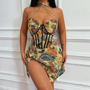 Always You And I Floral Mini Dress - dress