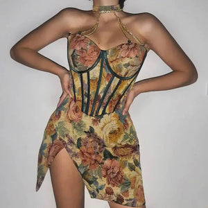 Always You And I Floral Mini Dress - dress