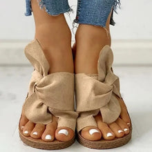Load image into Gallery viewer, Ankle Buckle Open Toe Fish Mouth Platform Sandals - Khaki