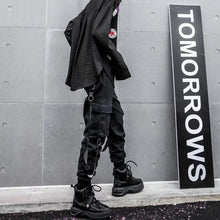 Load image into Gallery viewer, Ankle-length Harem High Waist Techwear Cargo Pants - pants