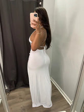 Load image into Gallery viewer, Asymmetric Backless High Split Maxi Dress - dress