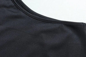 Ava Oblique Shoulder Single Sleeve Maxi Dress - dress