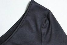 Load image into Gallery viewer, Ava Oblique Shoulder Single Sleeve Maxi Dress - dress