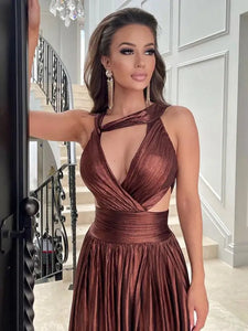 Backless Hollow Spaghetti Strap Bodycon Mini Dress - dress