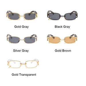 Bad and Bougie Rectangle Retro Sunglasses