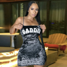 Load image into Gallery viewer, Baddie Alert Bodycon Dress - Gray / 2XL - Swimsuit