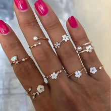 Load image into Gallery viewer, Bague Aesthetic Ring Set - 10 - Jewelry