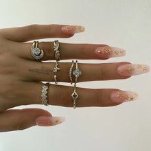 Load image into Gallery viewer, Bague Aesthetic Ring Set - 12 - Jewelry