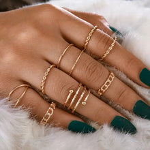 Load image into Gallery viewer, Bague Aesthetic Ring Set - 14 - Jewelry