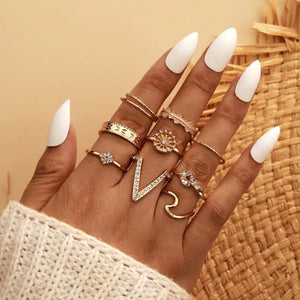 Bague Aesthetic Ring Set - 29 - Jewelry