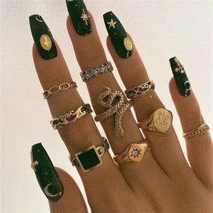 Bague Aesthetic Ring Set - 32 - Jewelry