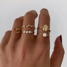 Load image into Gallery viewer, Bague Aesthetic Ring Set - 4 - Jewelry